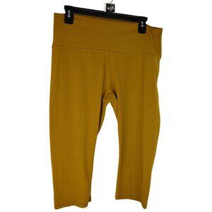 Athleta Transcend Capri Leggings 2X Brown